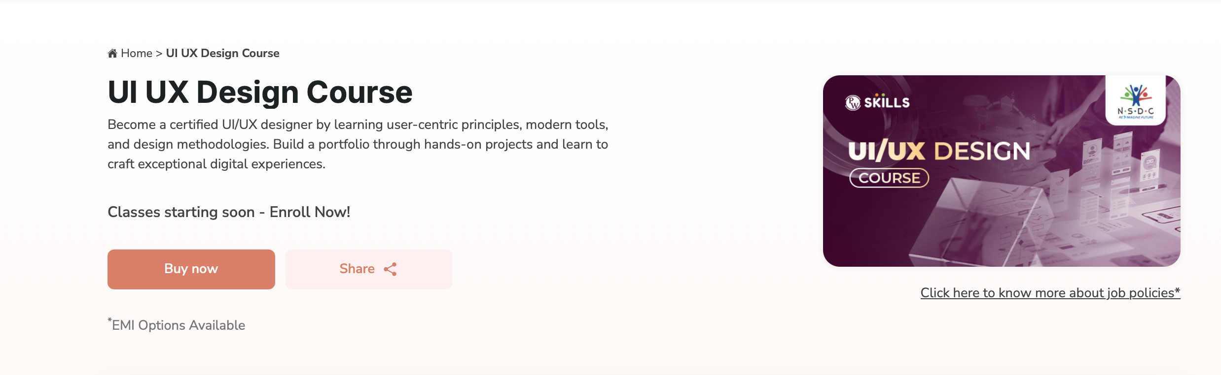 Google UX Design Certificate Free PW Skills